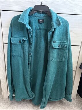 Obey button down long sleeve